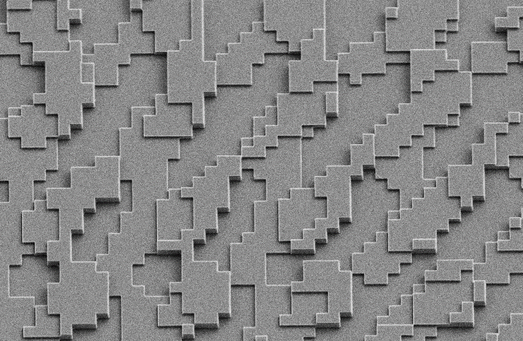 Diffractive Optical Elements NIL Technology 4 level DOE used for a diffractive diffuser