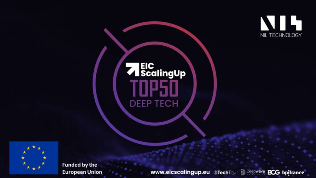 NIL Technology selected as one of the most promising European deep tech companies | NIL Technology