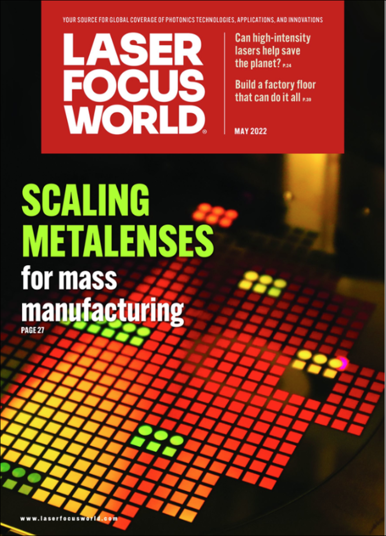 Scaling metalenses for mass manufacturing Laser Focus World