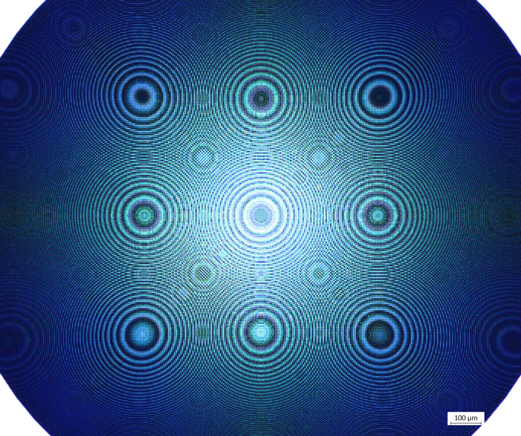 NIL Technology announces the first demonstration of advanced single surface DOE fan-out that eliminates the need for separate collimator optics NIL Technology single surface DOE fan-out