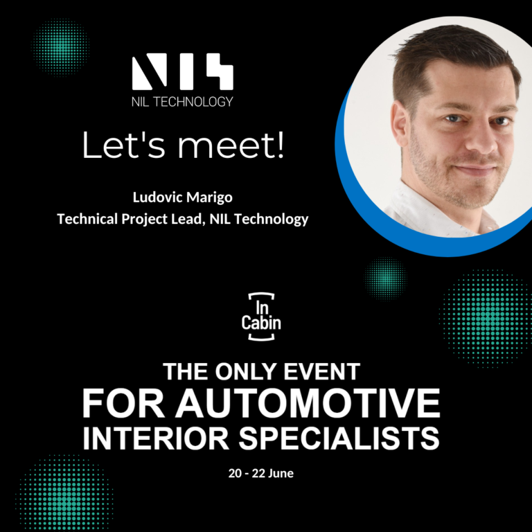 NILT is going to the InCabin Conference NIL Technology NILT is going to the InCabin Conference | NIL Technology