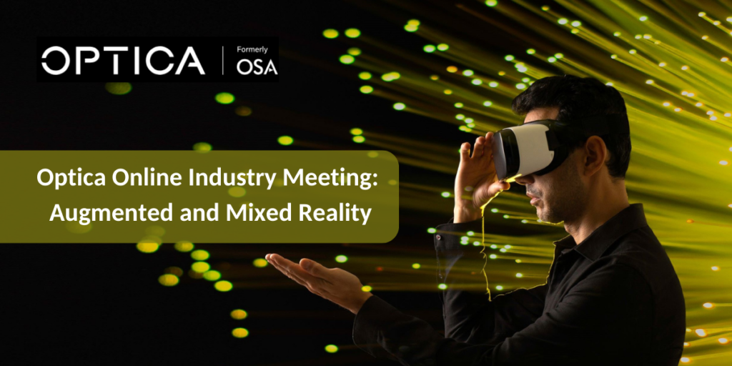 Optica Online Industry Meeting: Augmented and Mixed Reality NIL Technology Optica Online Industry Meeting: Augmented and Mixed Reality | NIL Technology